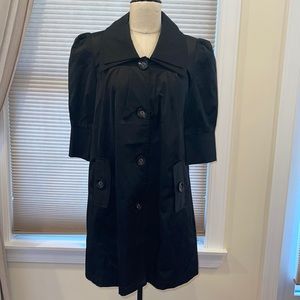 NWT TCEC Satin Knee Length Elbow Sleeve Jacket